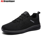 New Mesh Men Casual Shoe Lac-up Men Shoes Lightweight Comfortable Breathable Walking Sneakers