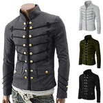 2019 Vintage Solid Men Gothic Jacket