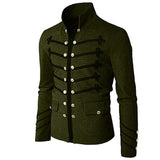 2019 Vintage Solid Men Gothic Jacket
