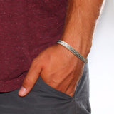Stylish Stainless Steel Chain Bracelet for Men