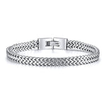 Stylish Stainless Steel Chain Bracelet for Men