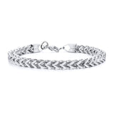 Stylish Stainless Steel Chain Bracelet for Men