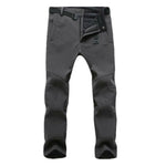 Warm Waterproof Mens Trousers Thick Fleece Walking Trousers