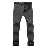 Warm Waterproof Mens Trousers Thick Fleece Walking Trousers