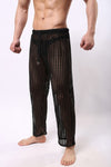 Mens Pyjama Bottoms Sexy See Through Transparent Men's Pajamas Lingerie Underwear