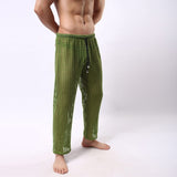 Mens Pyjama Bottoms Sexy See Through Transparent Men's Pajamas Lingerie Underwear