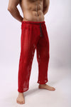 Mens Pyjama Bottoms Sexy See Through Transparent Men's Pajamas Lingerie Underwear