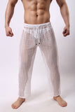 Mens Pyjama Bottoms Sexy See Through Transparent Men's Pajamas Lingerie Underwear