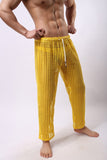 Mens Pyjama Bottoms Sexy See Through Transparent Men's Pajamas Lingerie Underwear