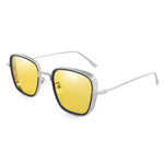 Brand Design Metal Sunglasses Men Women Fashion Punk Sunglass