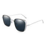 Brand Design Metal Sunglasses Men Women Fashion Punk Sunglass