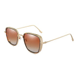Brand Design Metal Sunglasses Men Women Fashion Punk Sunglass