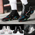 Couple Outdoor Mesh Lace-Up Casual Sports Shoes