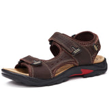 Sandals Men Fashion Sandals Beach Shoes Genuine Leather Comfortable Casual Shoes
