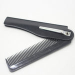Men Women Folding Clip Moustache Beard Comb Handmade Portable Hair Styling Tool