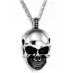 Fashion Hip Hop Nacklaces Men 2019 Jewelry Gothic Skull Stainless Steel Pandent Necklace Chain