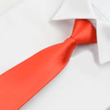 Pre-tied Neck Tie Men Skinny Zipper Ties Solid Color Slim Narrow Bridegroom Party Dress Necktie Daily Accessories