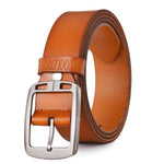 genuine leather belts for men cowboy Luxury strap brand male belt high quality