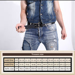 genuine leather belts for men cowboy Luxury strap brand male belt high quality